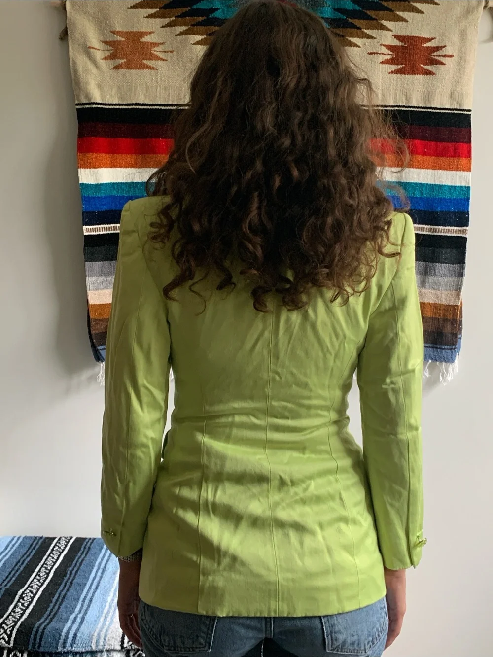 Vintage Escada Lime Green Blazer